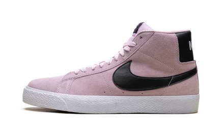 Кеды Nike SB Zoom Blazer Mid, розово-белые