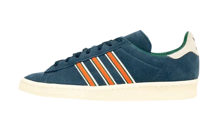 Кроссовки Adidas Campus 80s, темно-синие/оранжевые