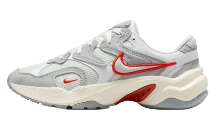 Женские кроссовки Nike AL8, серые с красным