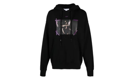 Мужское худи Off-White Arrow Caravaggio Mercy, черное