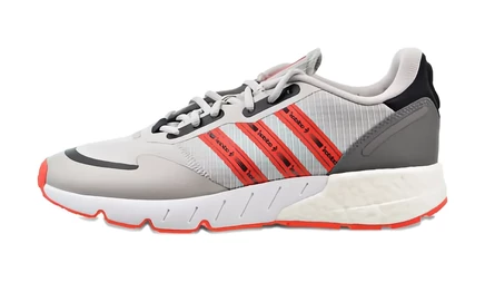 Кроссовки Adidas ZX 1K Boost, серо-красные