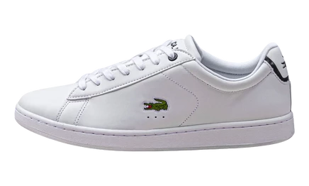 Мужские кеды Lacoste Carnaby, бело-синие