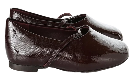 Женские балетки Tory Burch Mary Jane, сливово-серебряные