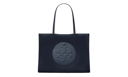 Сумка-тоут Tory Burch Ella Small, темно-синяя