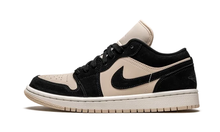 Женские кеды Jordan Air Jordan 1 Low, черно-розовые
