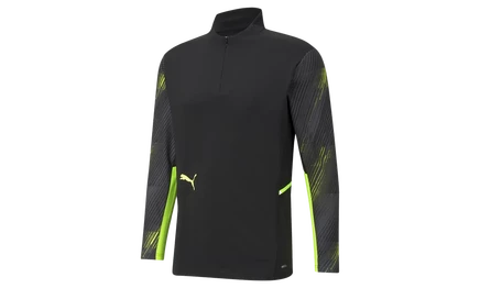Кофта Puma Individualcup с молнией 1/4, черная