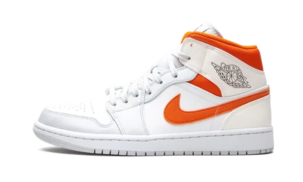 Кроссовки Jordan AJ 1 Mid Starfish, оранжевые
