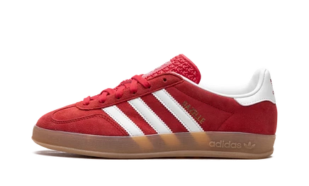 Кеды Adidas Gazelle Indoor JI2063 «Better Scarlet», алые