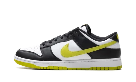 Кроссовки Nike Dunk Low Retro, черные Bright Cactus