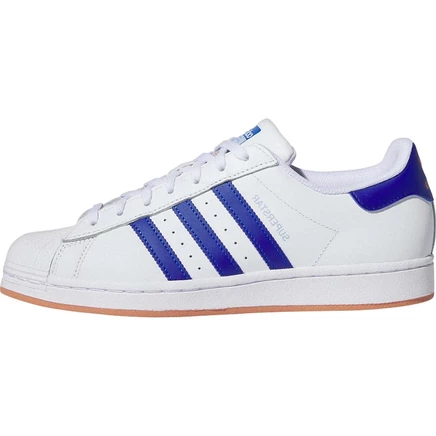 Кроссовки Adidas Superstar, бело-голубые