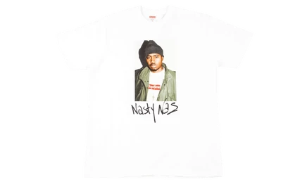 Футболка Supreme Nasty Nas, белая