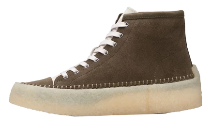 Ботинки Clarks Caravan, зеленая замша