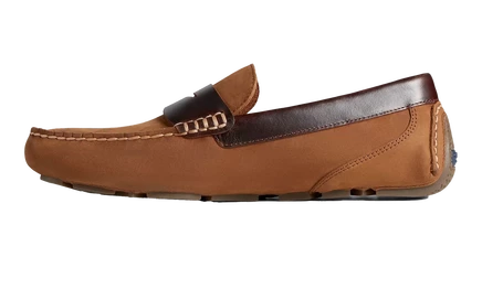 Лоферы Sperry Davenport Penny Driver широкие, бежевые