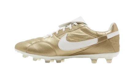 Бутсы Nike Premier 3 FG, золотистые металлик