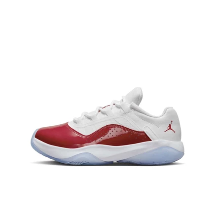 Детские кроссовки Jordan Retro 11 Low, белый/черный/красный