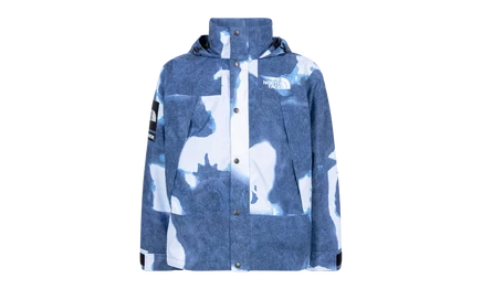 Куртка The North Face x Supreme Mountain с деним-принтом