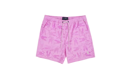 Мужские плавки-шорты Psycho Bunny Malta Hydrochromic, фиолетовые