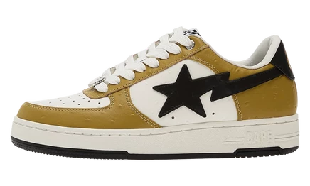 Мужские кроссовки Bape Bape Sta #3, коричнево-черные