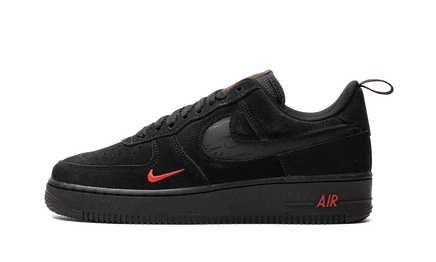 Кроссовки Nike Air Force 1 Low Multi Swoosh, черно-бордовые
