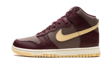 Женские кроссовки Nike Dunk High, сливовые