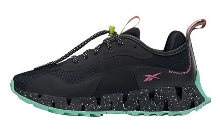 Женские кроссовки Reebok Zig Dynamica, черно-розовые