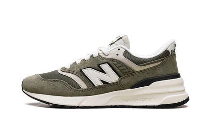 Кроссовки New Balance 997R, зеленые и белые