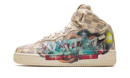 Кроссовки Louis Vuitton Air Force 1 Mid «Graffiti»