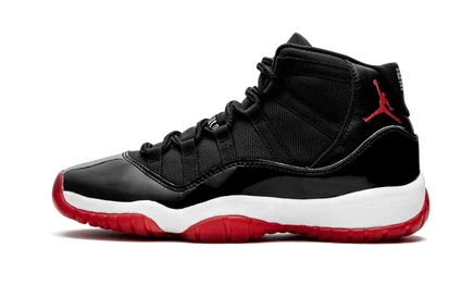 Кроссовки jordan air jordan 11 bred, черно-красные