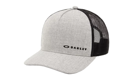 Кепка Oakley Chalten Trucker, гранитный меланж/черная