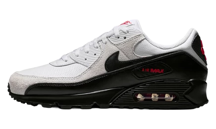 Мужские кроссовки Nike Air Max 90, бело-черные
