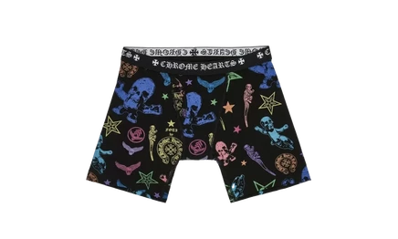 Трусы-боксеры chrome hearts foti, черные