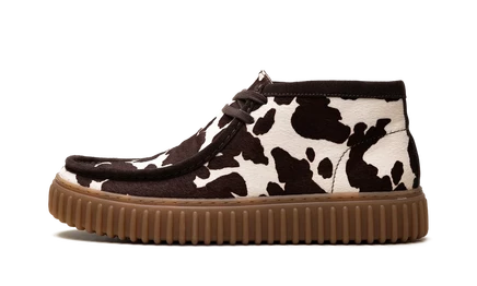 Ботинки Clarks Torhill Hi, коричнево-белые