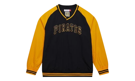 Куртка-пуловер Mitchell & Ness JK9272 с логотипом MLB Pirates