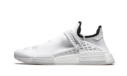 Кроссовки Adidas NMD Humanrace Pharrell «Core White», белые
