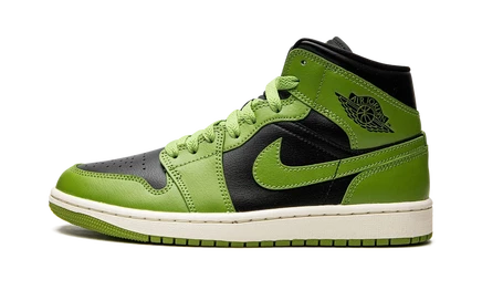 Женские кроссовки Jordan Air Jordan 1 Mid BQ6472, зеленые