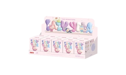 Коллекционные фигурки pop mart labubu «lazy yoga», набор 10 шт