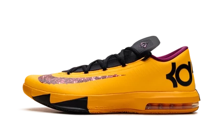 Кроссовки Nike KD 6, золотисто-фиолетовые