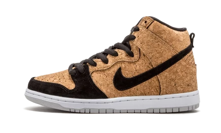 Кроссовки Nike Dunk High Premium SB Cork, коричневые