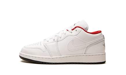Кроссовки Jordan Air Jordan 1 Low GS, бело-красные