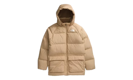 Детская пуховая парка The North Face, цвета хаки