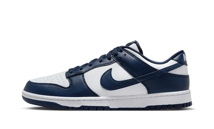 Кроссовки Nike Dunk Low, бело-темно-синие