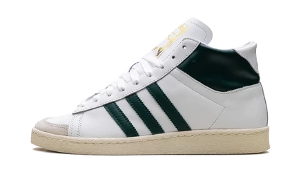 Кроссовки Adidas Jabbar Hi, бело-зеленые