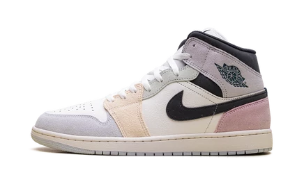 Кроссовки Jordan Air Jordan 1 Mid, кремовые/антрацитовые/ледяные