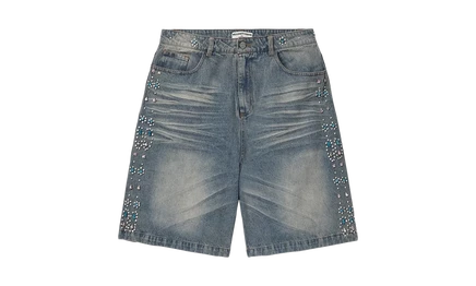 Шорты Vale Candy Jorts, средне-синие