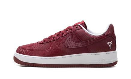 Мужские кроссовки Nike Air Force 1 «Kobe Lower Merion», бордовые