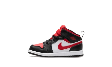 Детские кроссовки Jordan 1 Mid TD Alternate Bred Toe