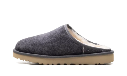 Тапочки Ugg Classic Slip-On Shaggy Suede, темно-серые