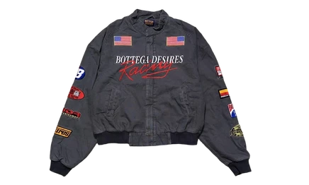 Мужская куртка Bottega Desires Race BD006, серая