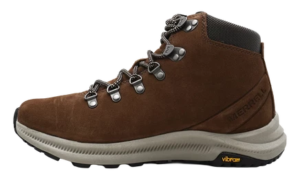 Ботинки Merrell Ontario Suede Mid из замши, коричневые