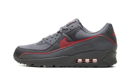 Кроссовки Nike Air Max 90 Premium, «Iron Grey University Red»